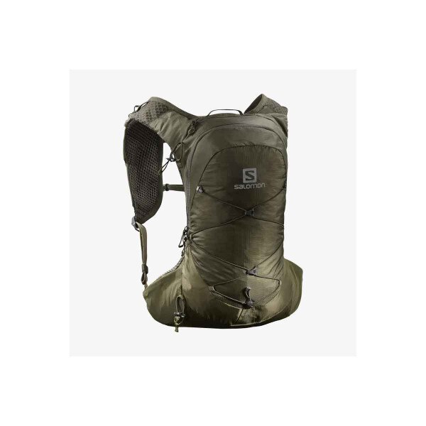 Salomon XT 10 Hiking Bag in Olive Night and Martini Olive